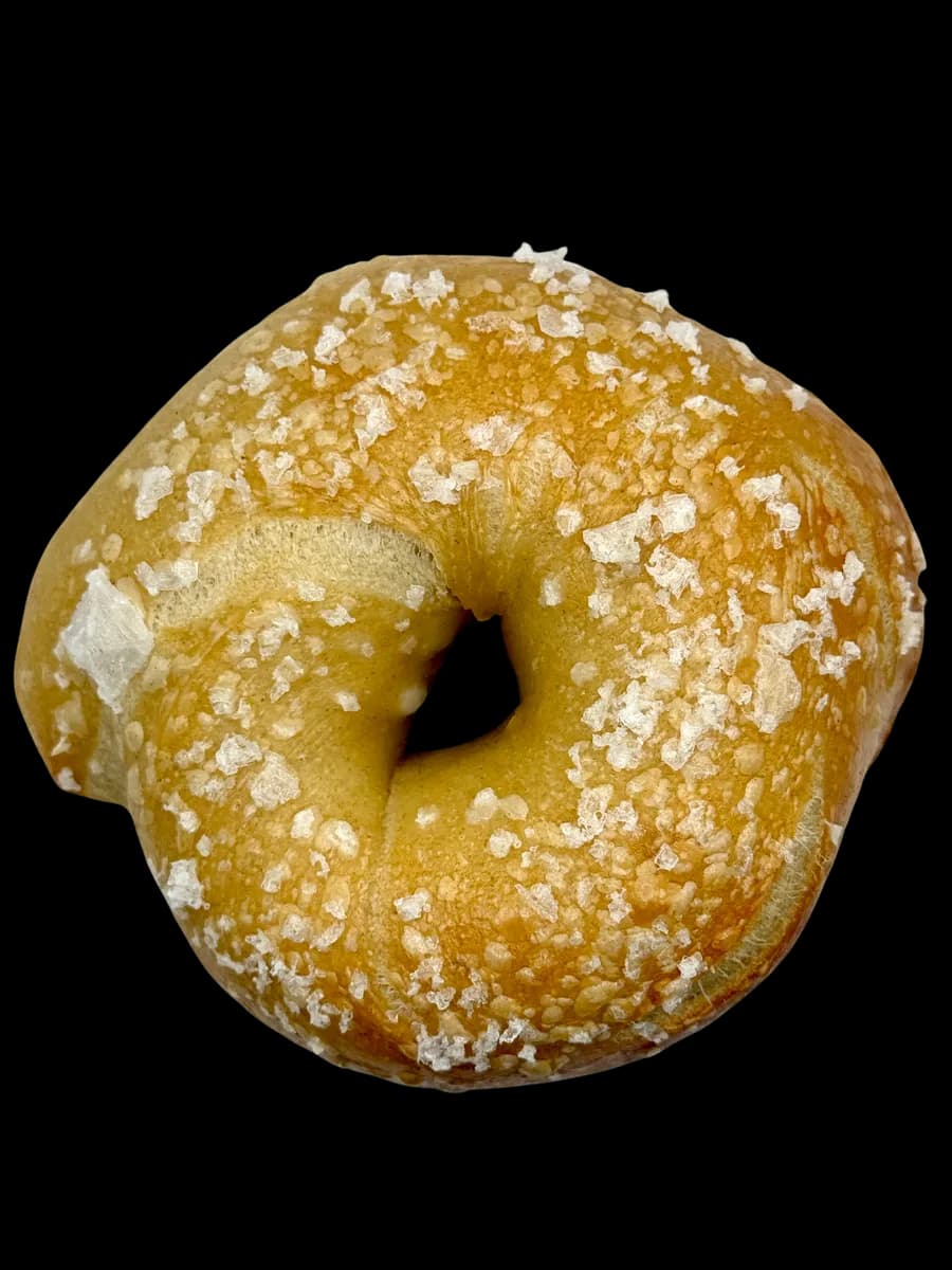 Salt bagel